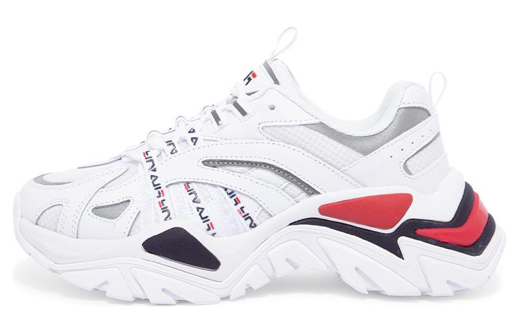 FILA Electrove Low Top Chunky Sneakers Women's White Red Black