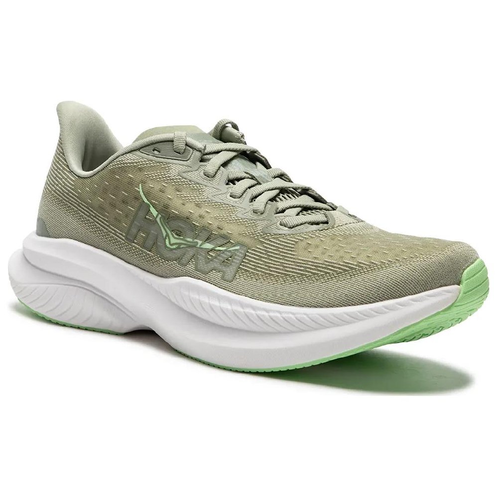 HOKA ONE ONE MACH 6 Abrasion Resistant Low Top Running Shoes Men's Cyan