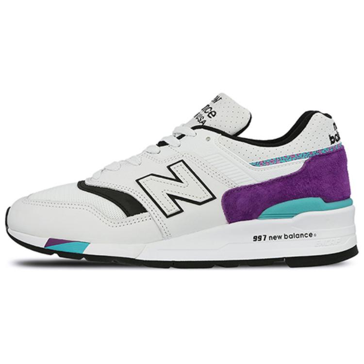 New Balance 997 White Purple Teal