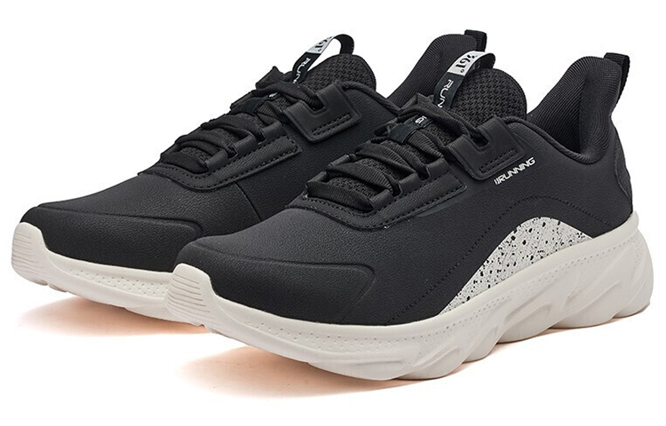 361° Cushioning Anti-Slip And Wear-Resistant Low-Top Running Shoes Men's Obsidian Black