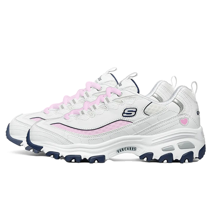 Skechers D'LITES 1.0 Little White Bear Slip Resistant And Breathable Coverage Low Top Chunky Sneakers Women's White купить в интернет-магазине Yoocart с быстрой доставкой по России.