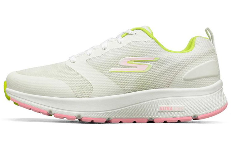 Skechers Go Run Consistent White/Pink/Yellow Women's