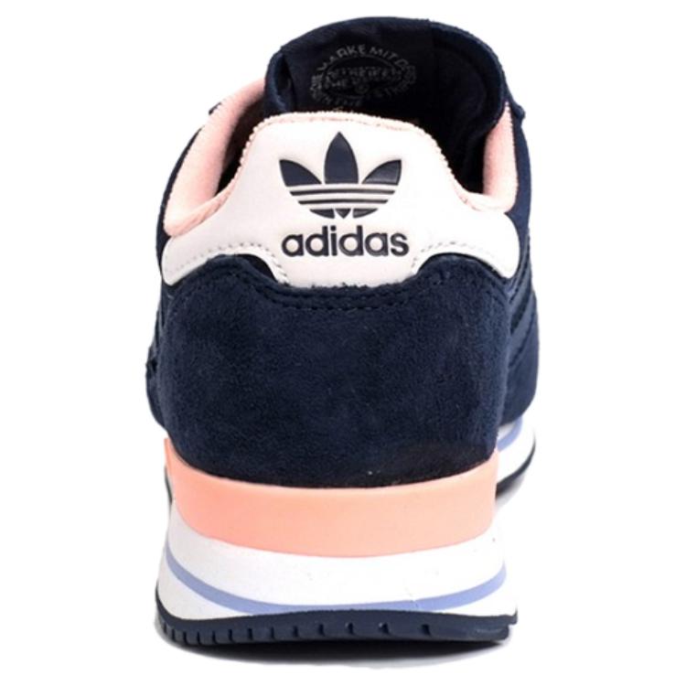 Adidas Originals ZX 500 Anti Slip Wear Resistant Low Top Running Shoes Women's Dark Blue