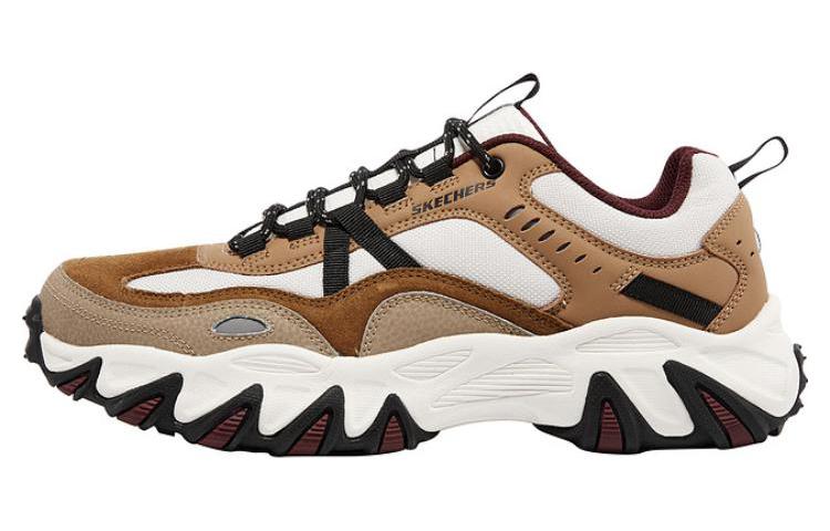 Skechers Sport Chunky Sneakers Men Low-Top Brown, Black, White