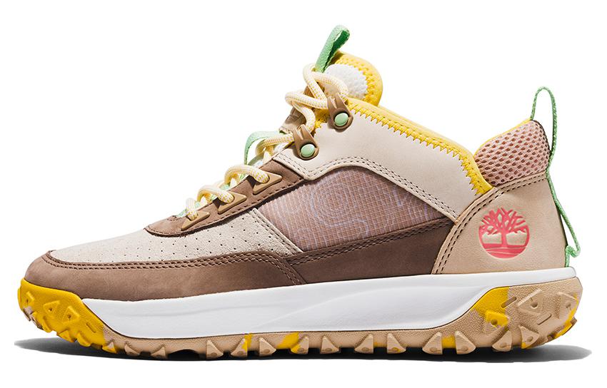 Timberland Greenstride Motion 6 Cushioning Slip Resistant Low Top Outdoor Shoes Women's Beige Brown