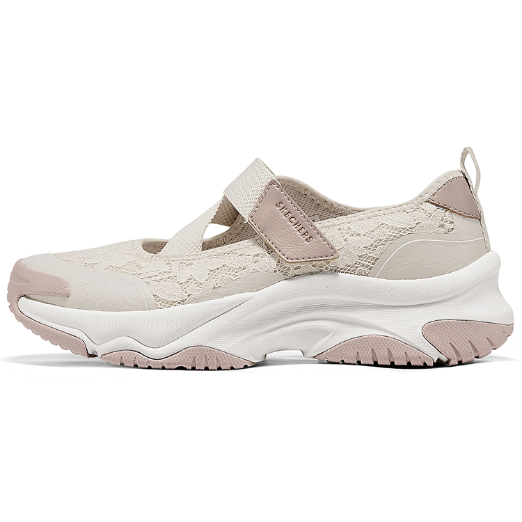 Skechers Wandering Moon Platform Mary Jane Shoes Women's Beige