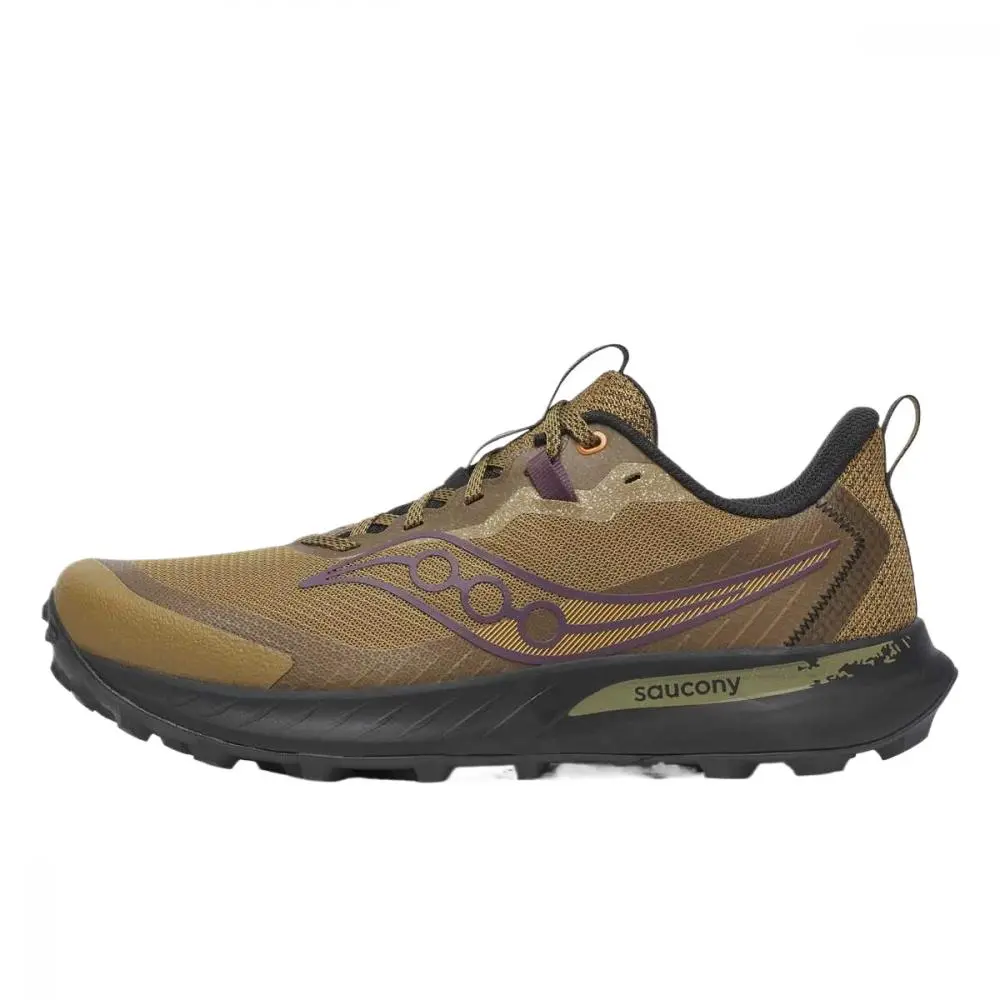 Saucony Peregrine Falcon 15 Low Top Running Shoes Men's Brown