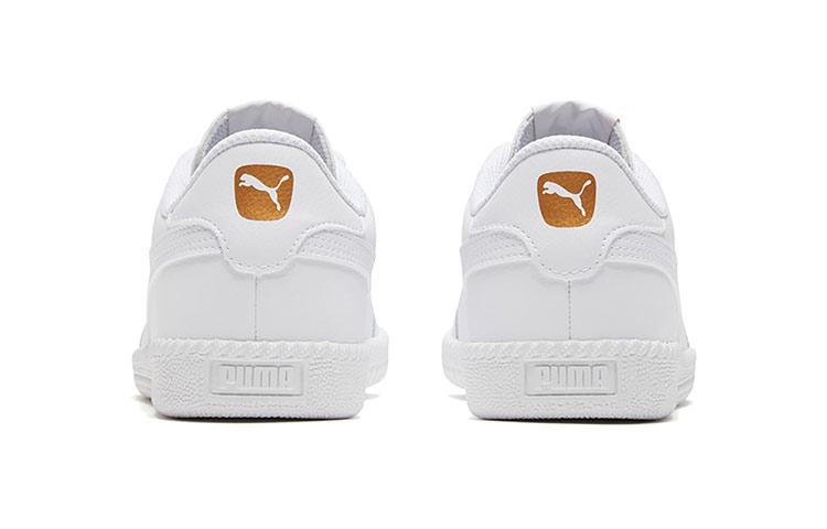 PUMA Astro Cup L White/Gold Low Casual Board Shoes купить в интернет-магазине Yoocart с быстрой доставкой по России.