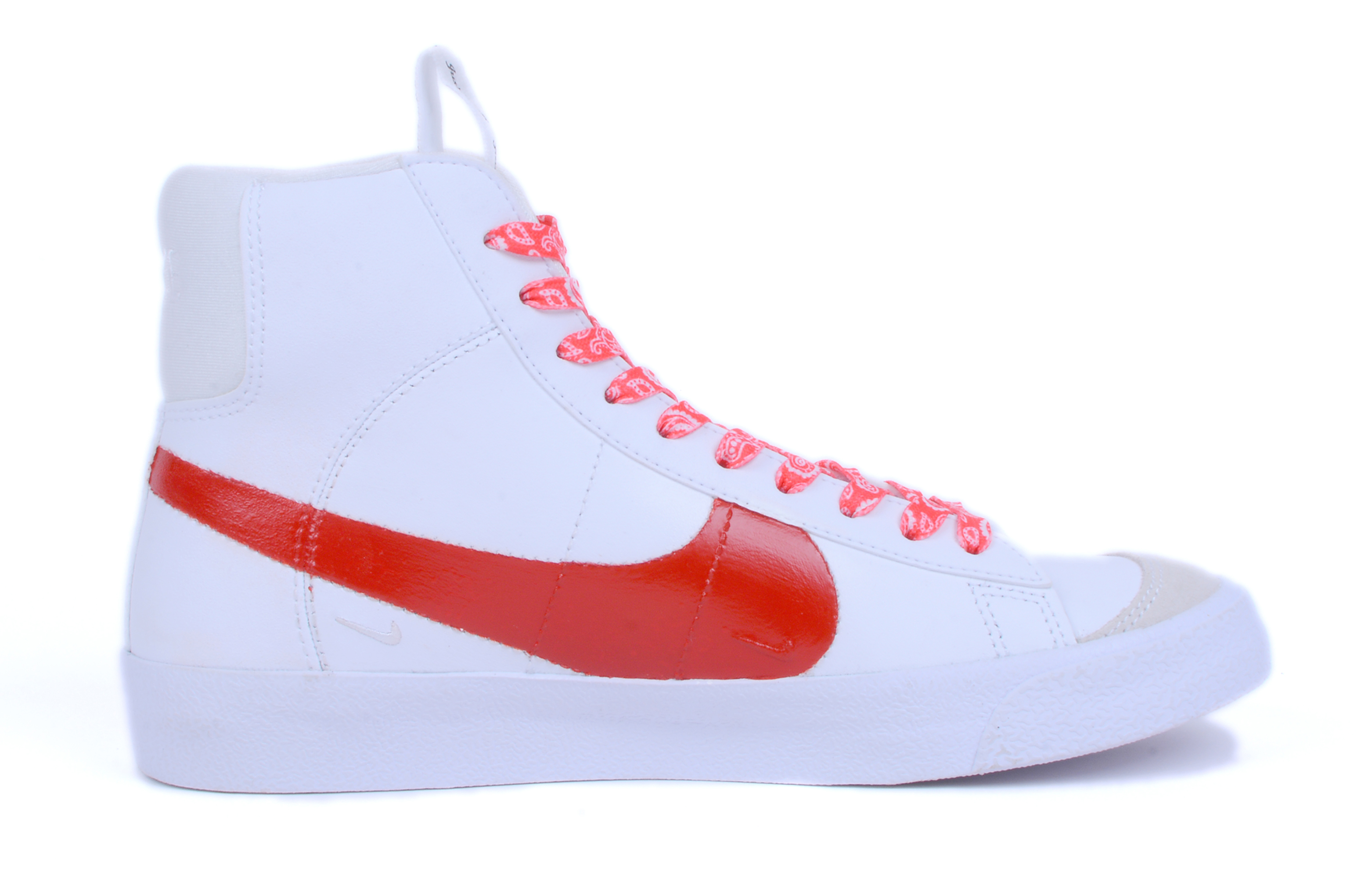 Nike Blazer 77 SE D Quick Dry Wear-Resistant Lightweight Breathable Mid-Top Vintage Casual Skateboard Shoes Women's Red купить в интернет-магазине Yoocart с быстрой доставкой по России.