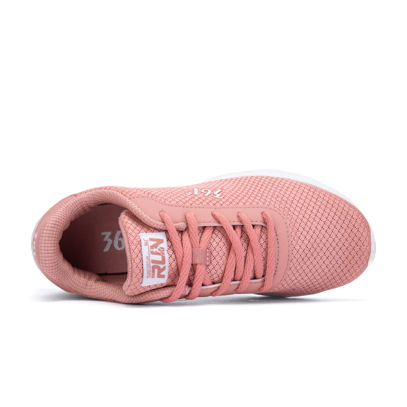 361° Cushioning Wear-Resistant Low-Top Casual Running Shoes Women's Pink White