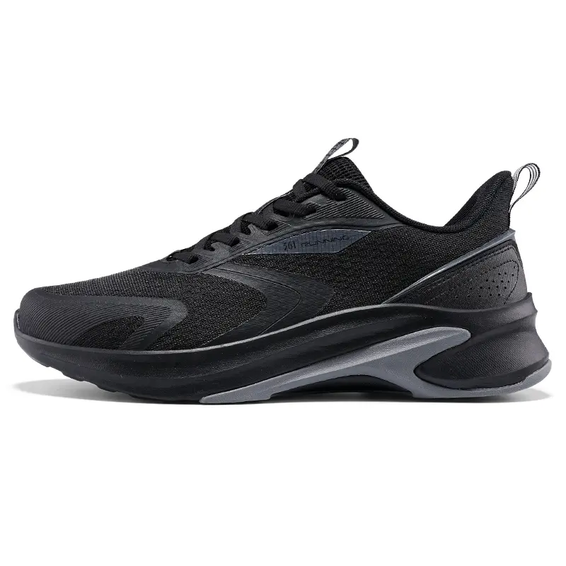 361° Anti Slip Wear Resistant Low Top Casual Running Shoes Men's Black