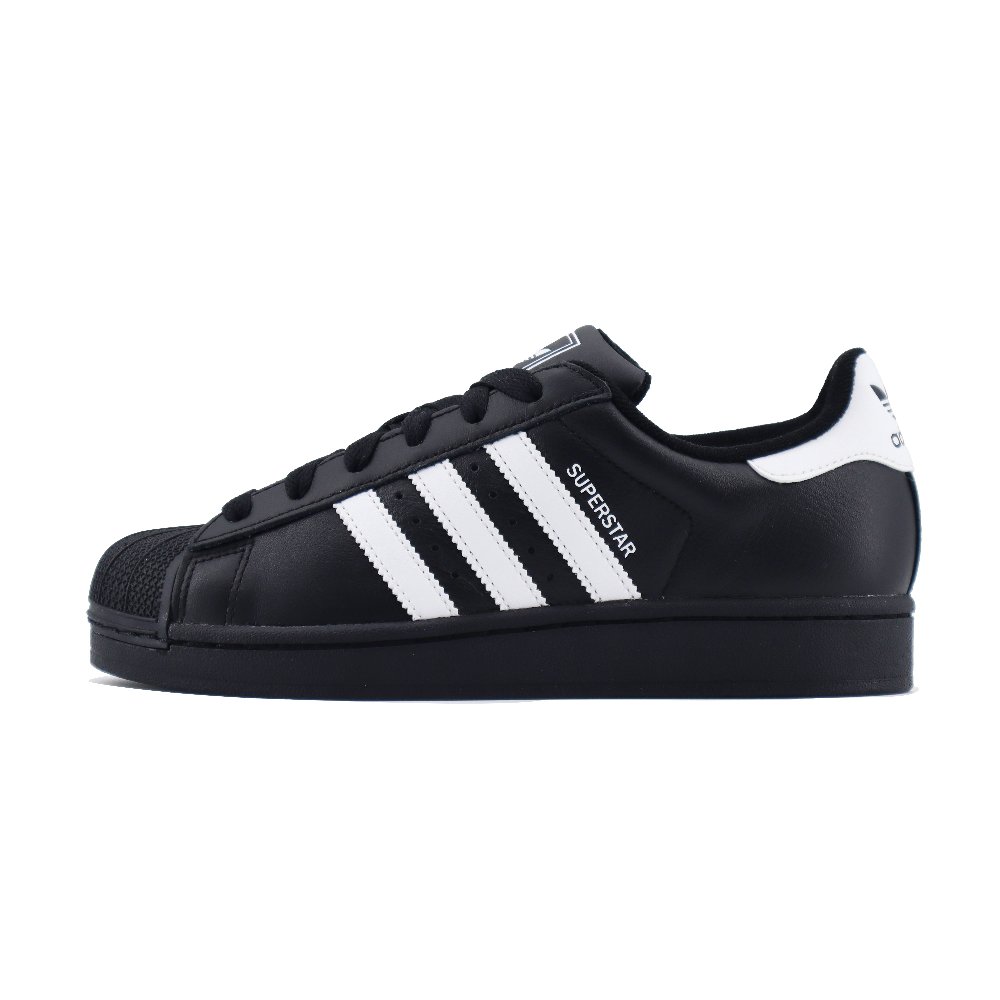 Adidas Originals Superstar 2 Macaron Anti Slip Wear Resistant Low Top Skateboard Shoes Unisex Black Pink