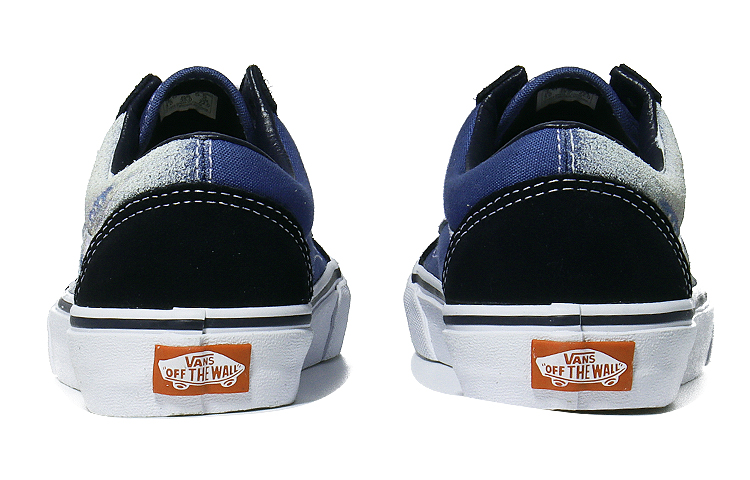 Vans Old Skool Low-Top Skateboard Shoes Unisex Black White Gray