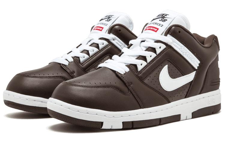 Nike Sb Air Force 2 Low Supreme Brown купить в интернет-магазине Yoocart с быстрой доставкой по России.