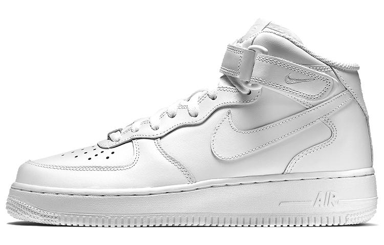 Nike Air Force 1 Mid 07 Leather 'Triple White' Women's