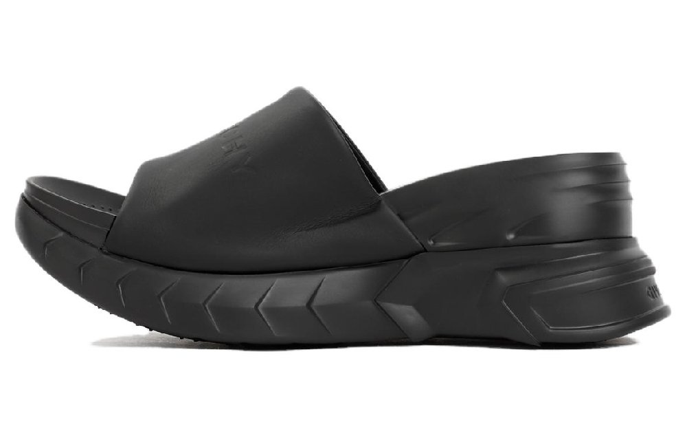 Givenchy Logo-debossed Leather Slides