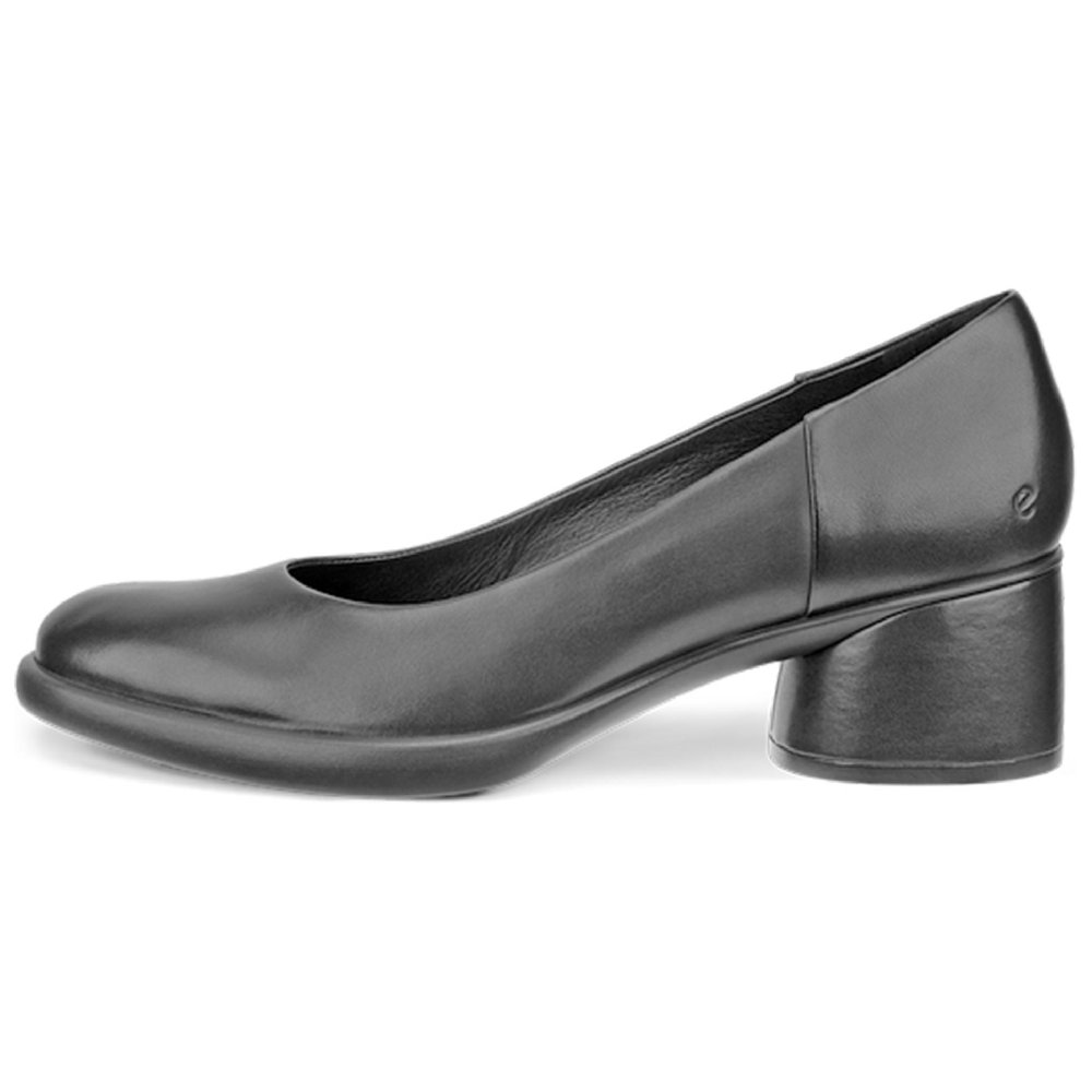 Ecco Chunky Heel High Heels Women's Black