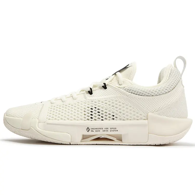 361° DVD3 Slip Resistant, Abrasion Resistant, Breathable Low top Basketball Shoes Men's White Gray