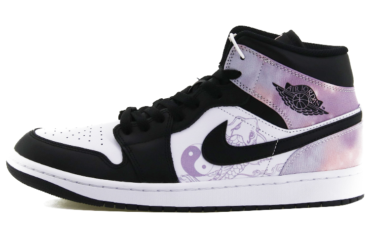JORDAN Air JORDAN 1 Vintage Basketball Shoes Men Mid-Top Black