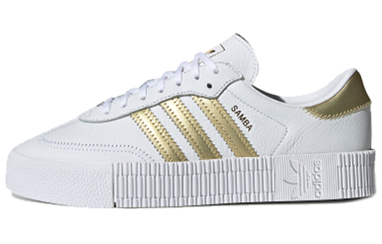 Adidas Sambarose White Gold Metallic Women's