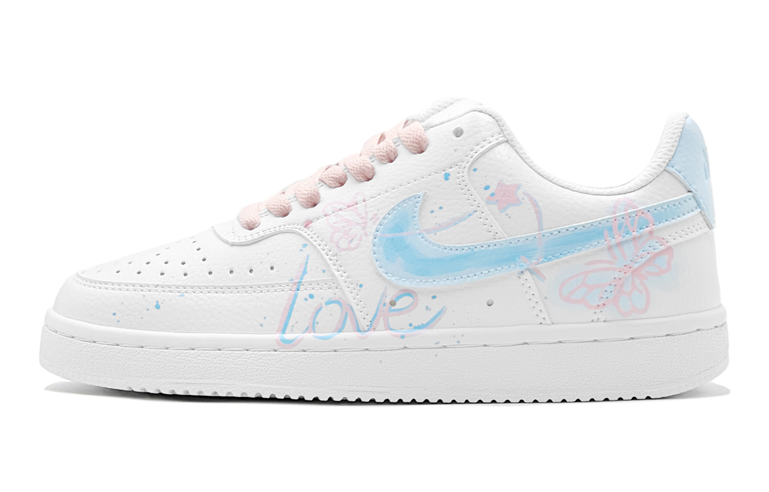 Nike Court Vision Low Skateboard Shoes Women's Low top Pink купить в интернет-магазине Yoocart с быстрой доставкой по России.