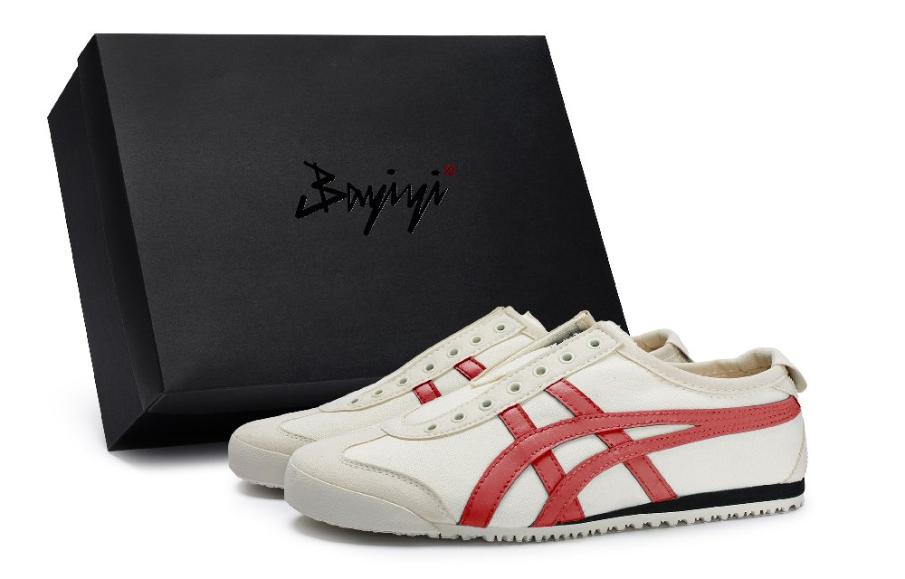 Onitsuka Tiger MEXICO 66 Casual Shoes Unisex Low top Beige Yellow Red