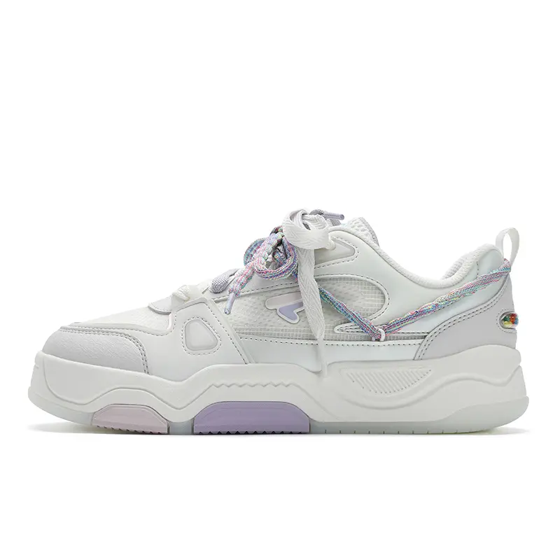 FILA FUSION BANK III Low Top Skateboard Shoes Women's White