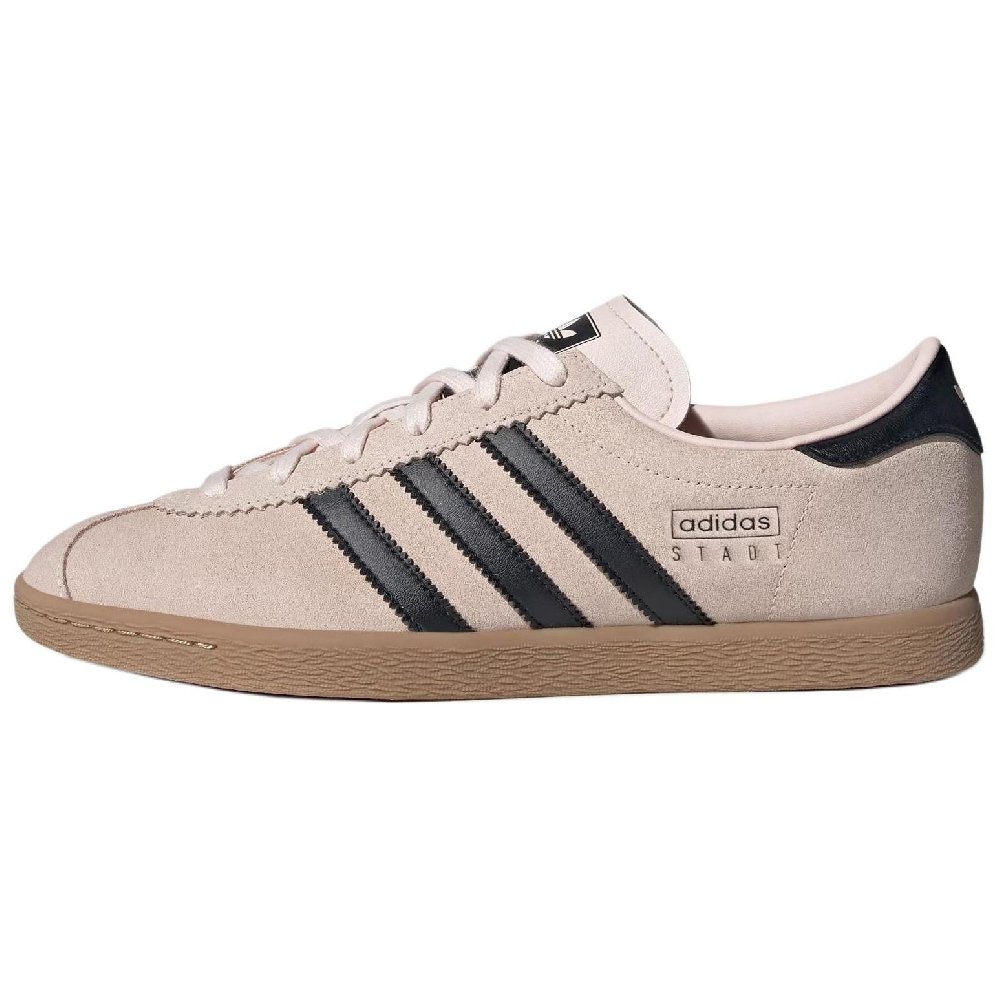Adidas Originals Stadt Anti Slip Wear Resistant Low Top Skateboard Shoes Unisex Pink