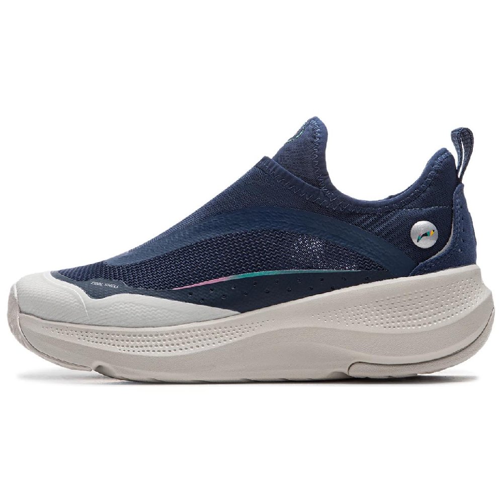 LINING Casual Shoes Women's Low-Top Deep Navy Blue/Antarctic Gray