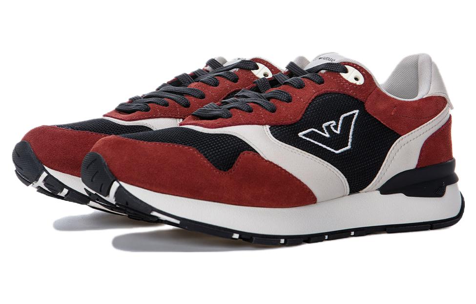 EMPORIO ARMANI Low-Top Casual Shoes Men's Burgundy купить в интернет-магазине Yoocart с быстрой доставкой по России.