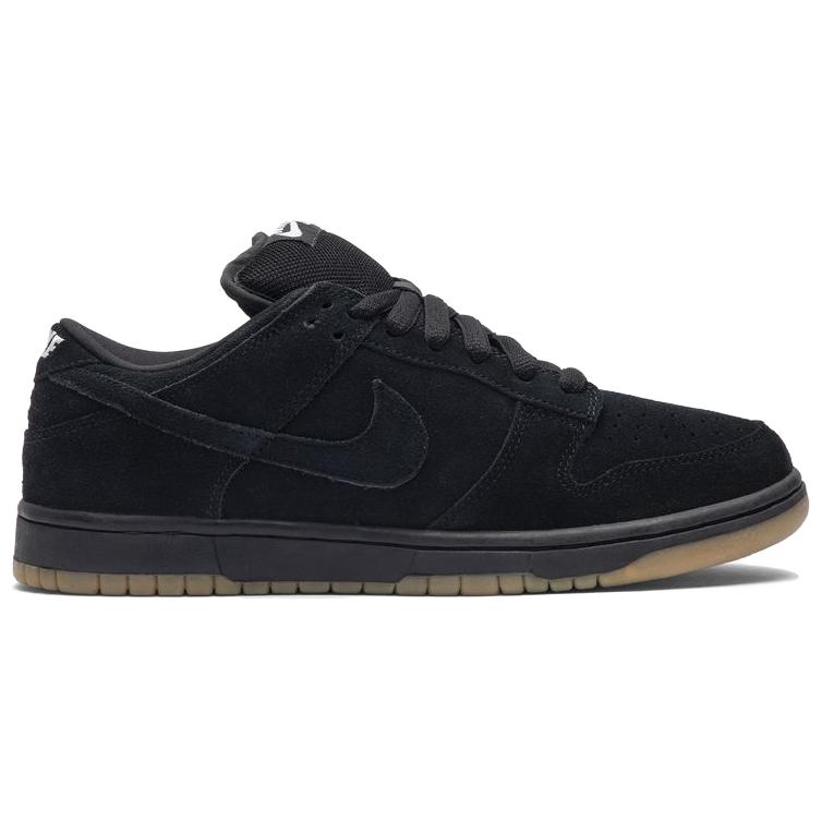 Nike Dunk Abrasion Resistant Low top Skateboard Shoes Men's Black