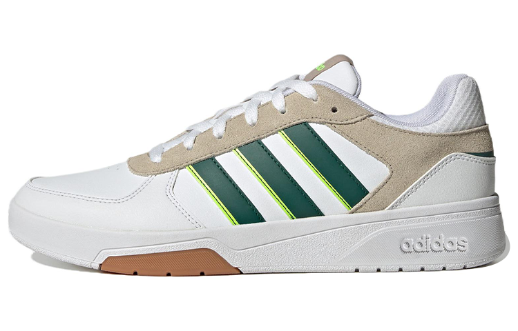 Adidas Tennis Courtbeat Shoes 'Cloud White Collegiate Green'