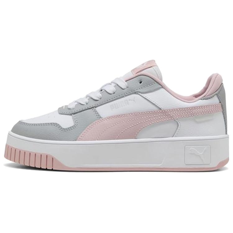 PUMA Carina Street Abrasion Resistant Low Top Skateboard Shoes Women's White Gray купить в интернет-магазине Yoocart с быстрой доставкой по России.