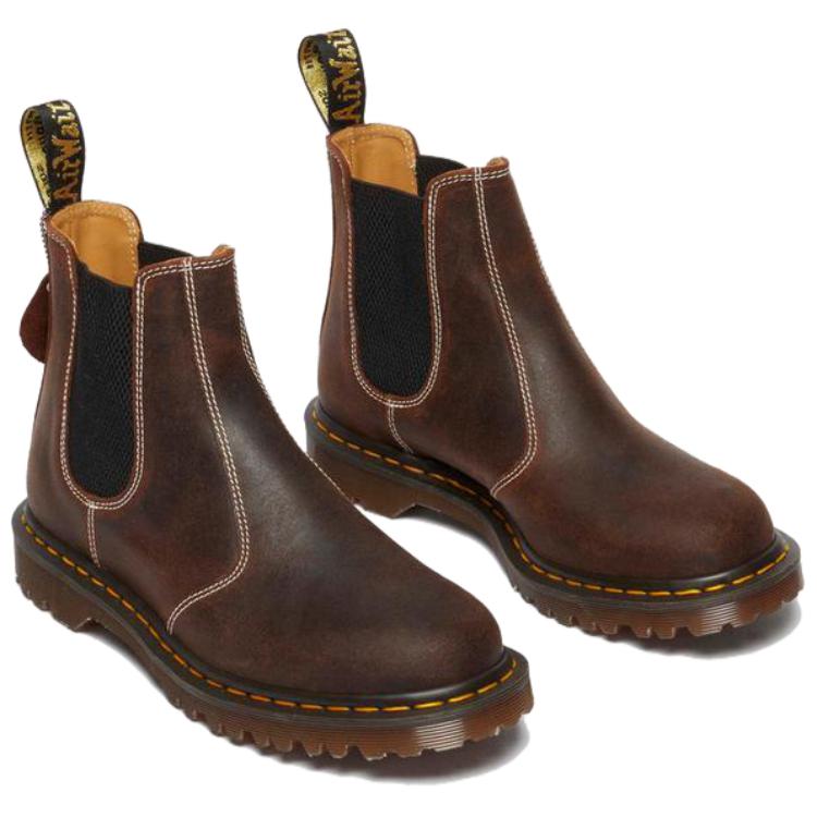 Dr.Martens Short Chelsea Boots Unisex Brown
