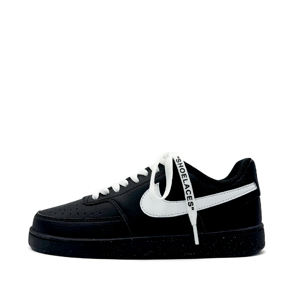Nike Court Vision Low Wear-Resistant Low-Top Skateboard Shoes Unisex Black White
