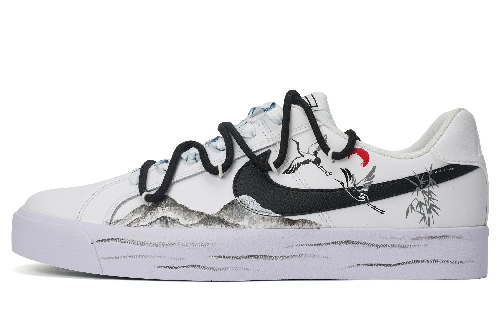 Nike Court Royale Low-Top Skateboard Shoes Unisex White