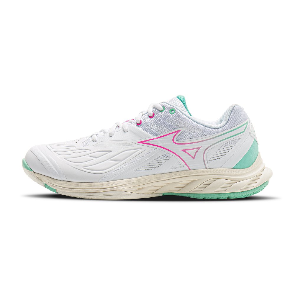 Mizuno Wave Fang 2 Low Top Badminton Shoes Unisex White
