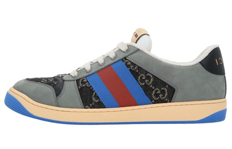GUCCI Gg Screener 'GG Canvas Grey Blue'