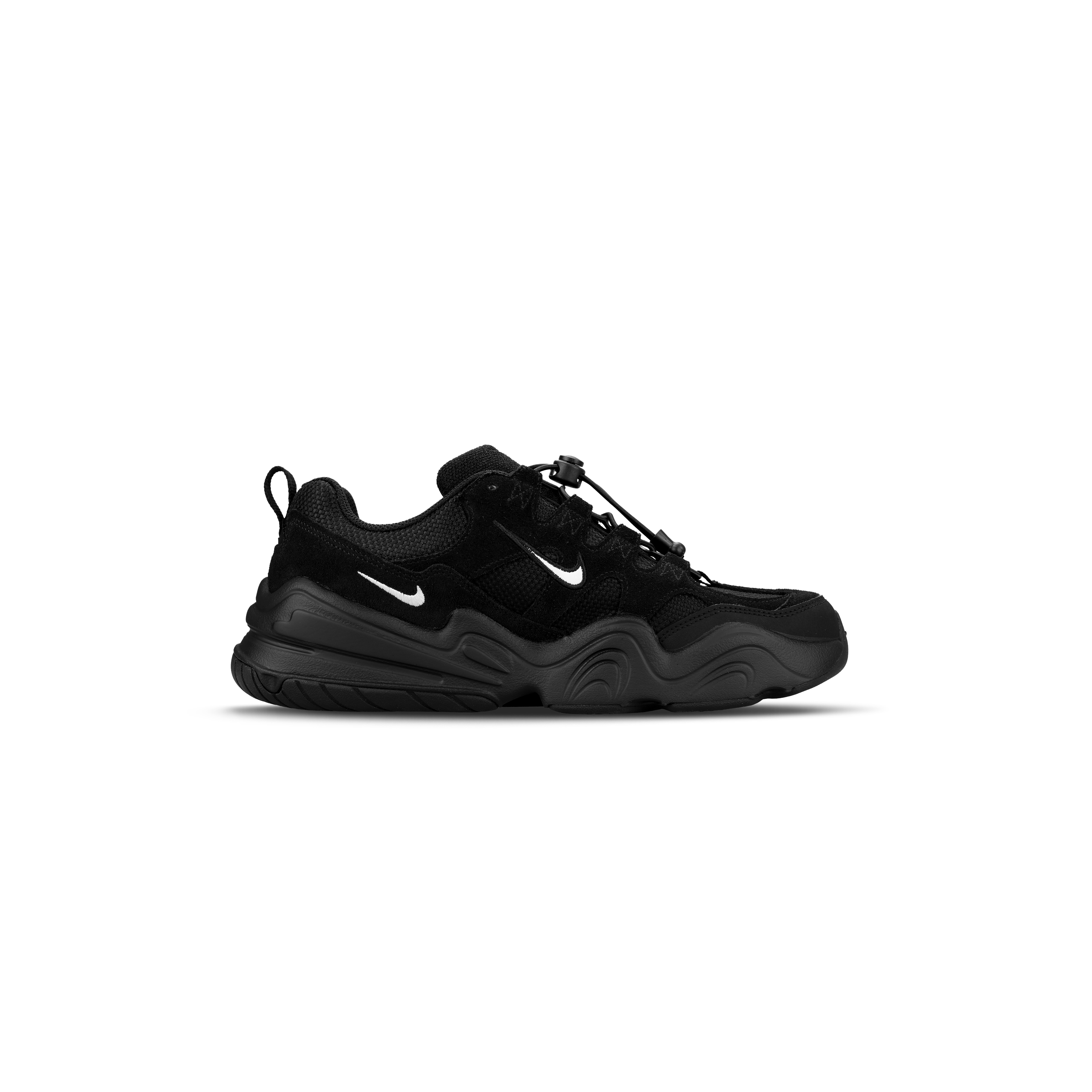 Nike Tech Hera Slip Resistant Abrasion Resistant Low top Casual Shoes Unisex Black White