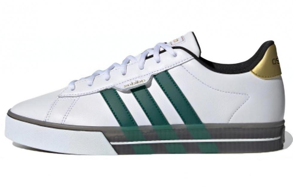 Adidas Neo Daily 3.0 Shoes White/Green/Golden