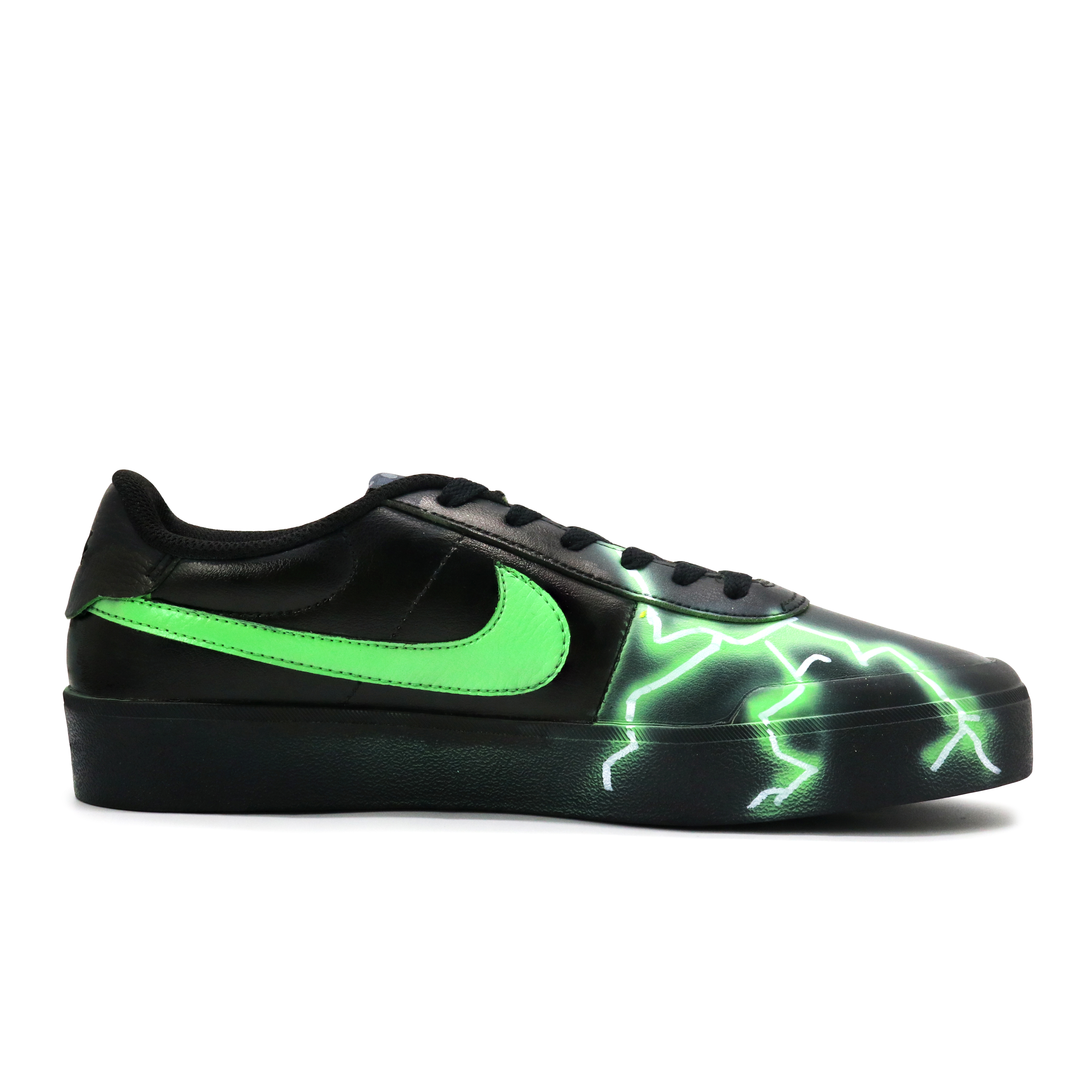 Nike Court Shot Green Lightning Wear resistant And Lightweight Low top Skateboard Shoes Men's Black Green купить в интернет-магазине Yoocart с быстрой доставкой по России.