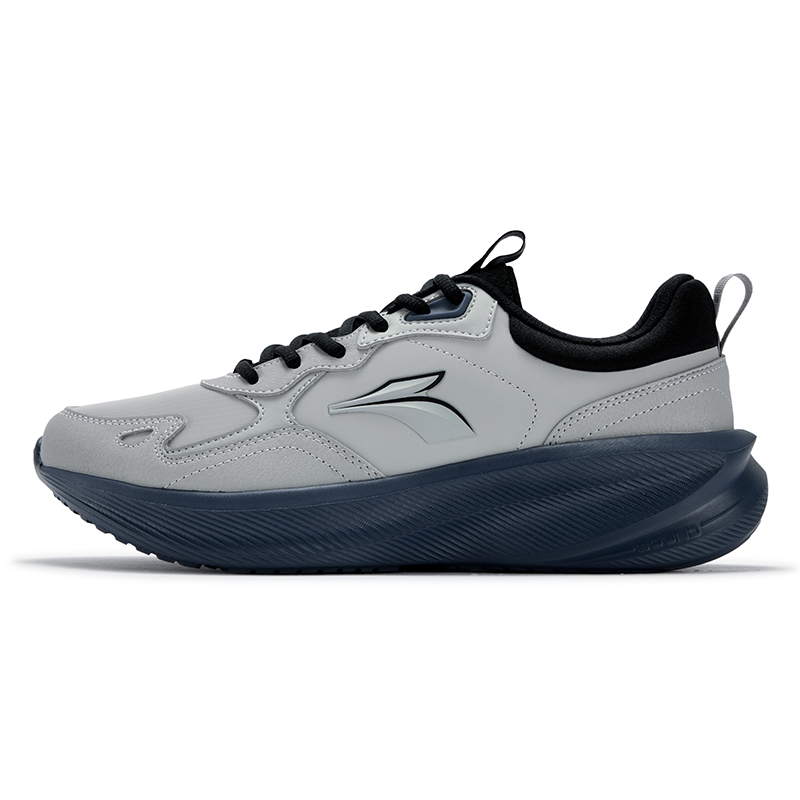 361° Slip Resistant Abrasion Resistant Low top Casual Running Shoes Men's Gray Blue