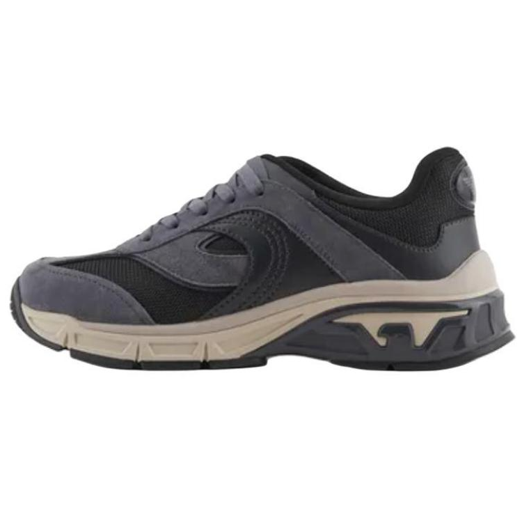 EMPORIO ARMANI Travel Business Travel Series Low-Top Casual Shoes Men's Blue