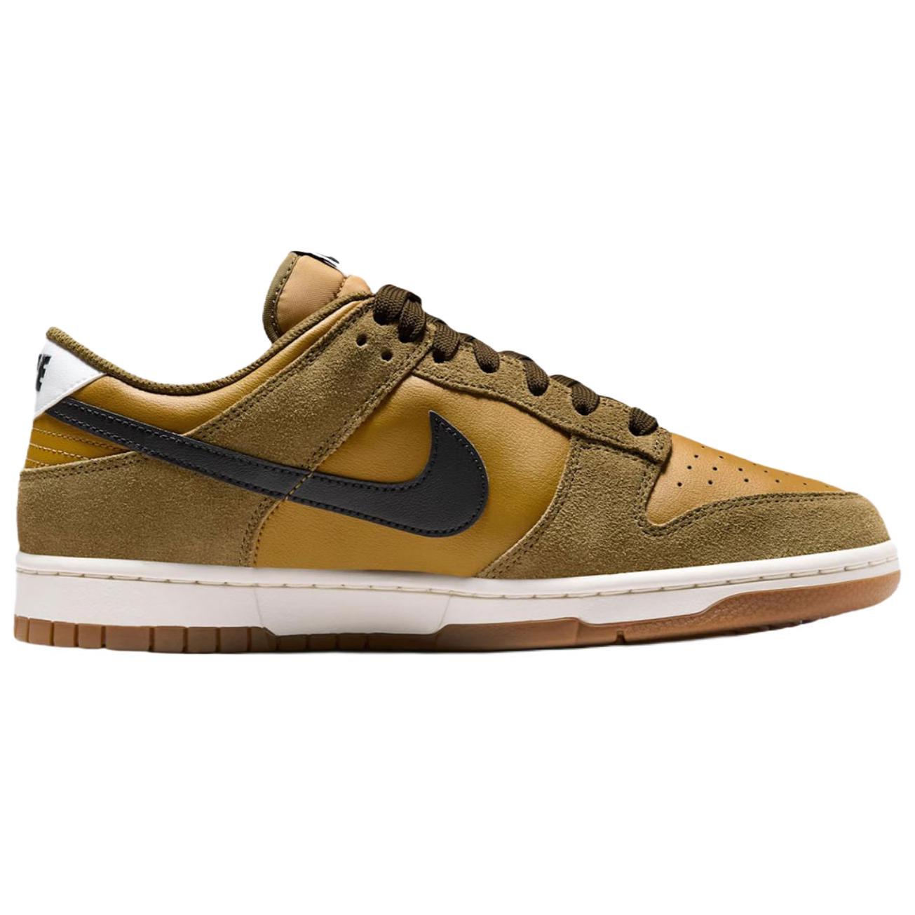 Nike Dunk Support Low top Skateboard Shoes Unisex Ochre Yellow