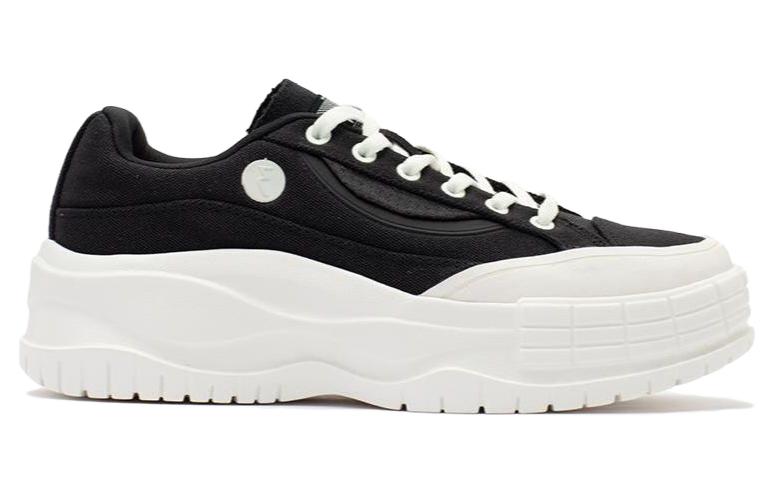 361° Anti Slip Wear Resistant Low Top Skateboard Shoes Women's Black White купить в интернет-магазине Yoocart с быстрой доставкой по России.