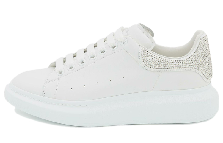 Alexander McQueen Oversized Crystal embellished Sneakers 'White'