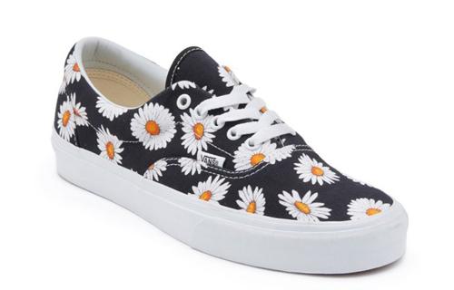 Vans Big Daisies Era Low Tops Casual Skateboarding Shoes Unisex Black купить в интернет-магазине Yoocart с быстрой доставкой по России.
