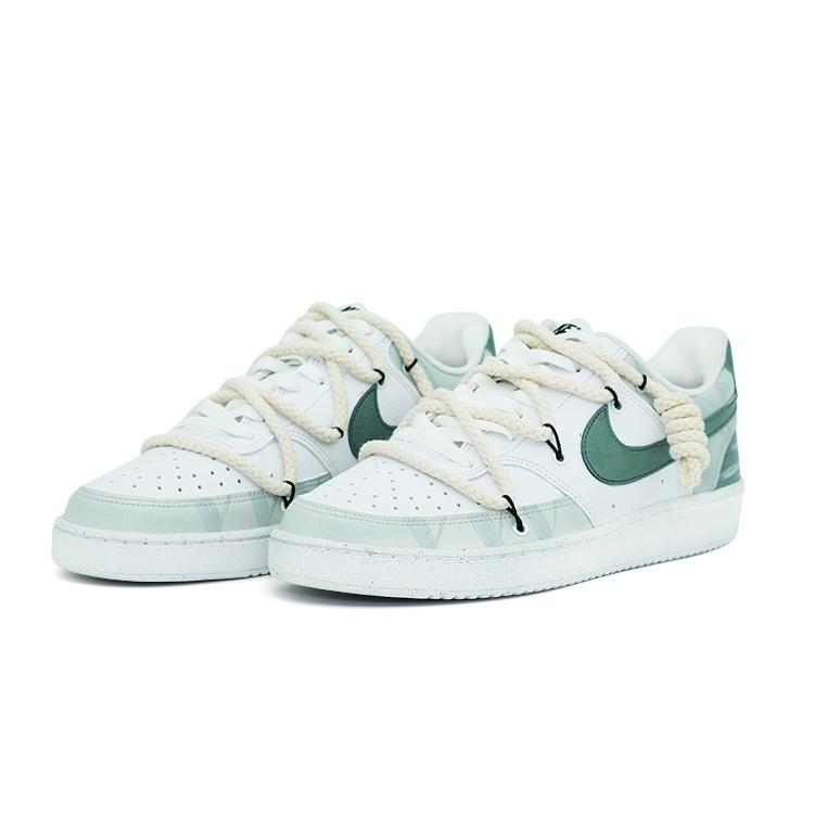 Nike Court Vision 1 Low Low-Top Skateboard Shoes Men's Green Gray купить в интернет-магазине Yoocart с быстрой доставкой по России.
