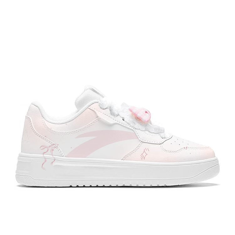 Anta Relaxed Anti Slip Wear Resistant Low Top Skateboard Shoes Unisex Blue Pink Mismatched купить в интернет-магазине Yoocart с быстрой доставкой по России.