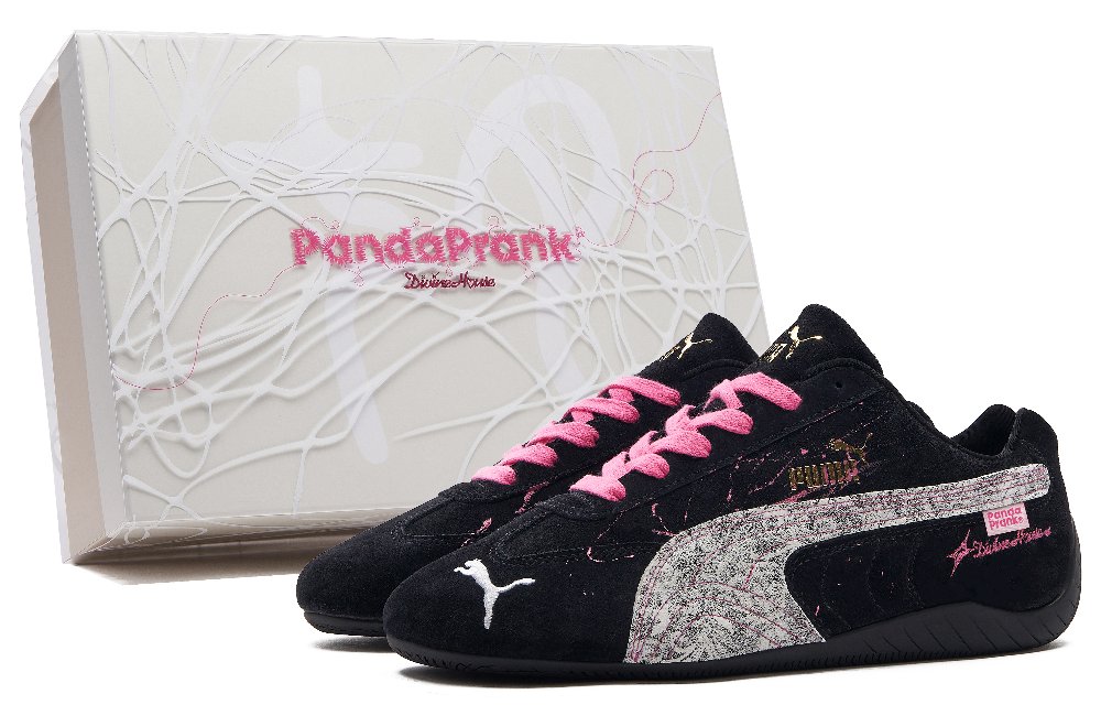 PUMA Speedcat Collection Casual Shoes Unisex Low Top Black/Pink